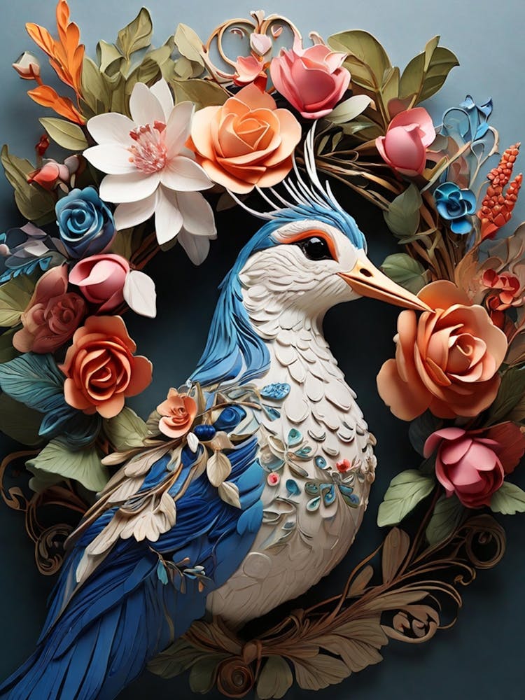 Bird In A Wreath 20