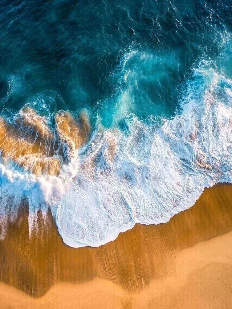 Aerial View Of A Beach 71