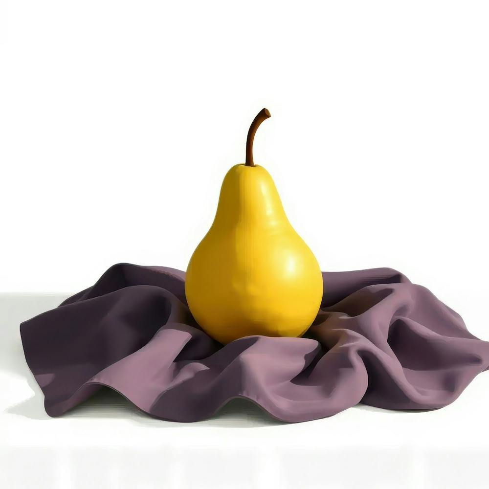 Pear On A Cloth