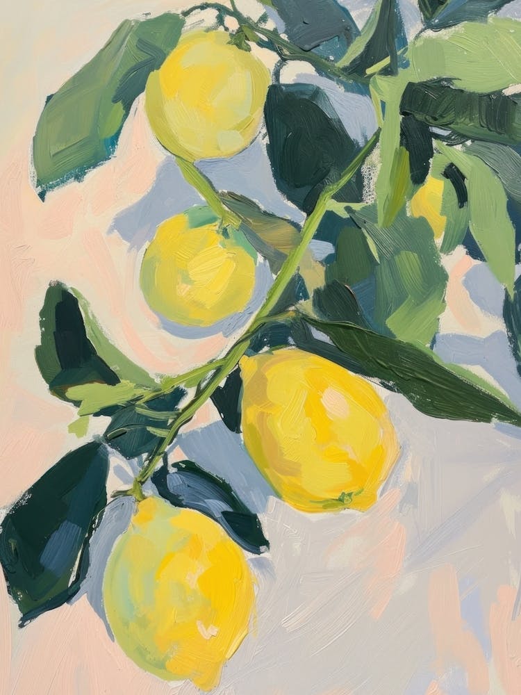 Sicilian Lemons Painting