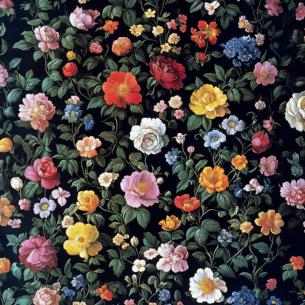 Bouquet Of Flowers Art 1