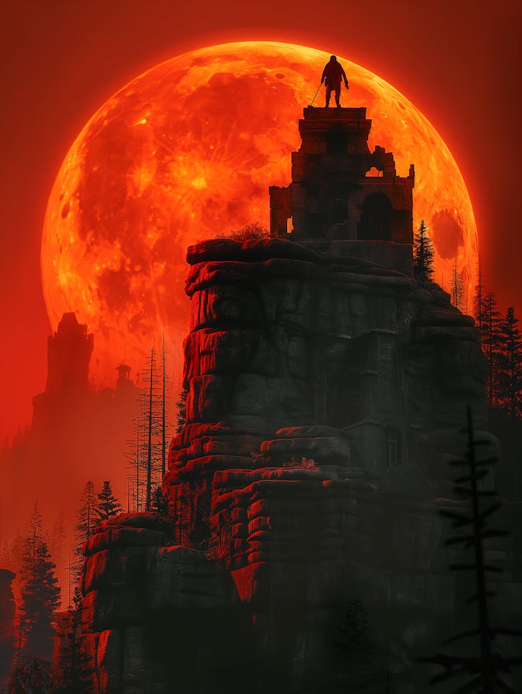 Red Moon In The Sky