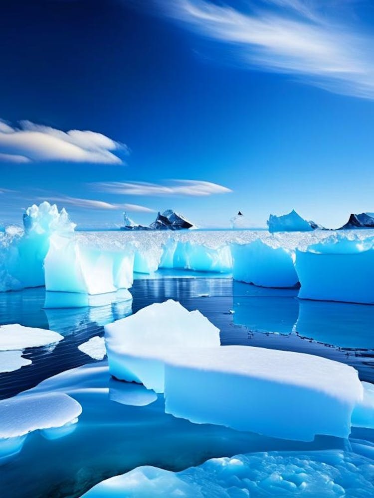 Sea Ice Water Waterscape Photography 1