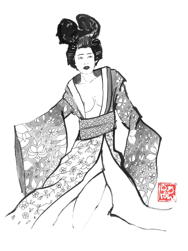 Dancing Geisha