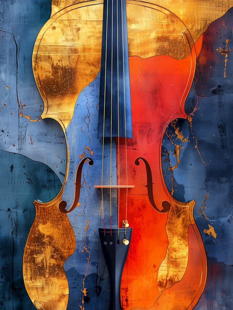 Violin Painting music art 1