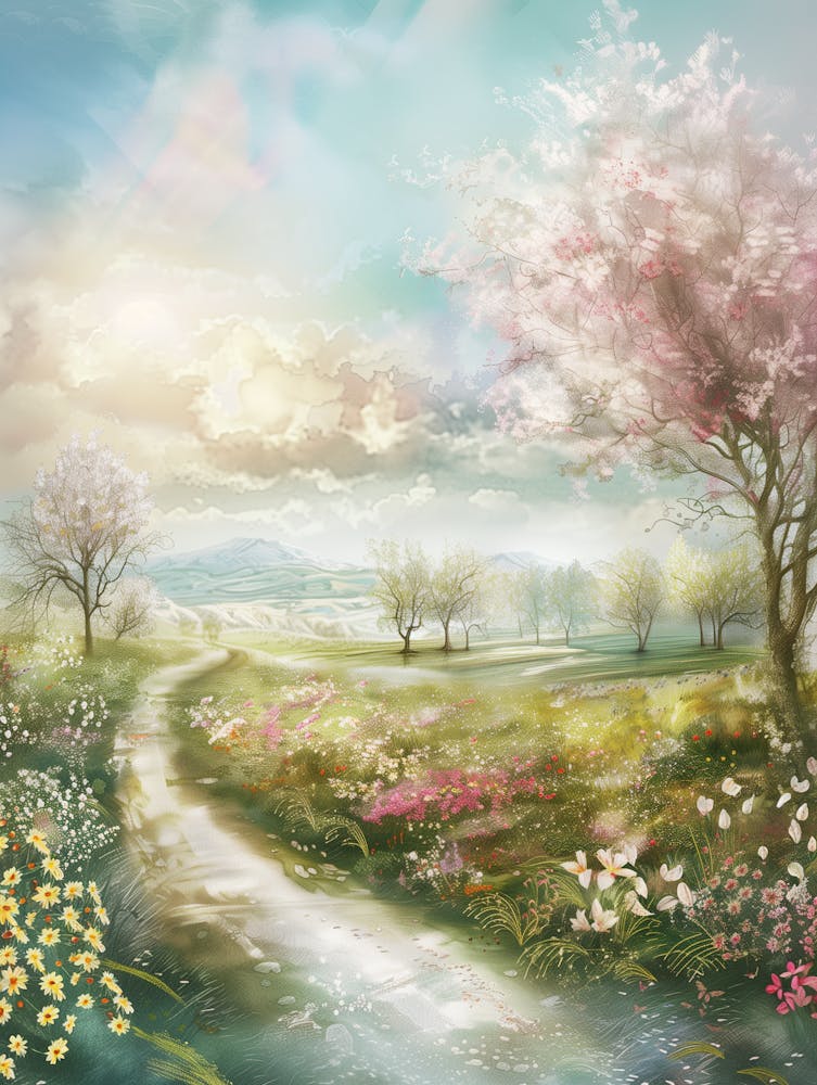 Cherry Blossoms In The Spring