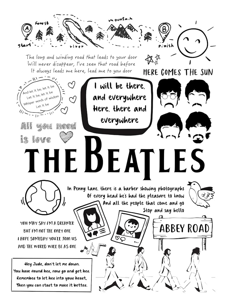 The Beatles Doodle Lyrics