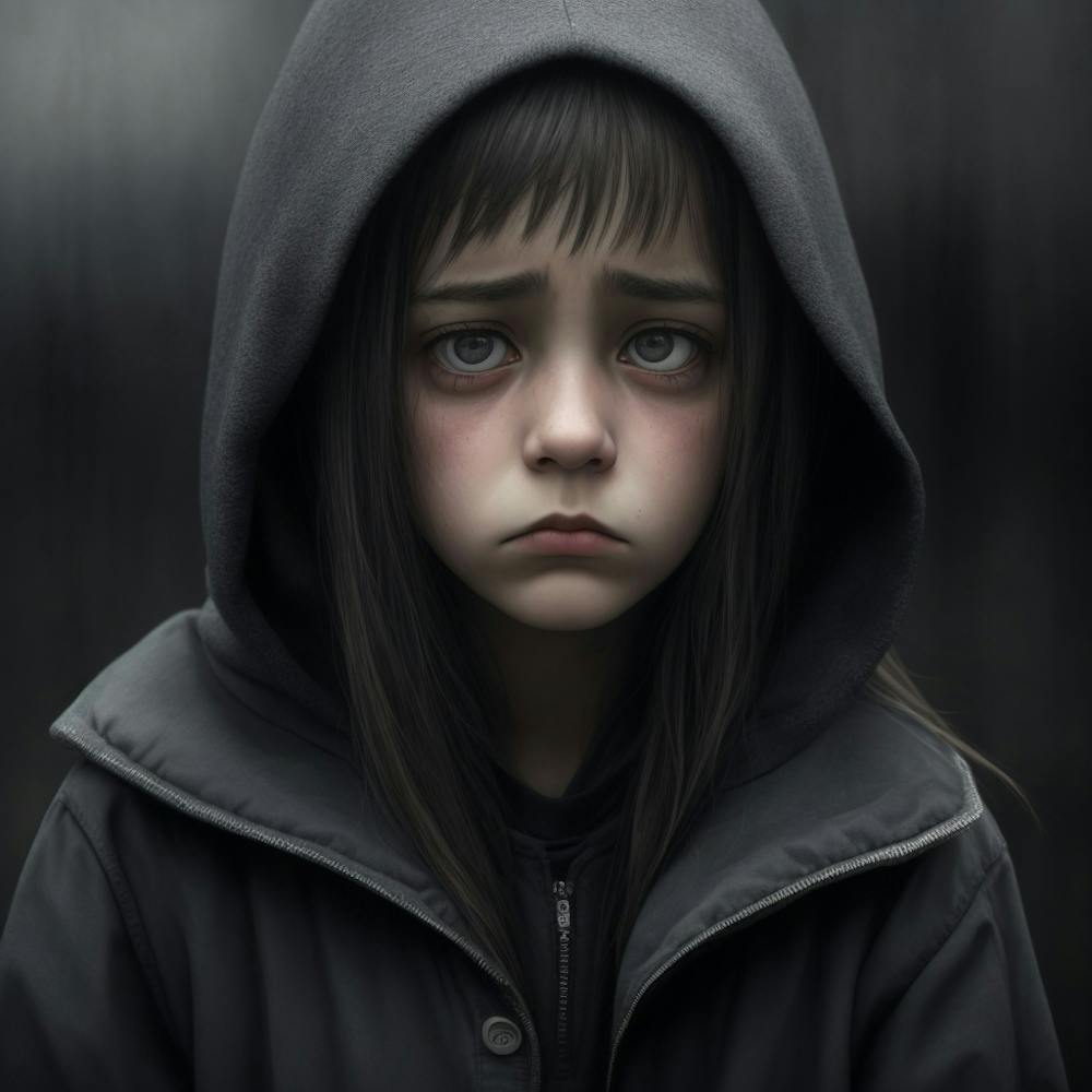 Sad Little Girl