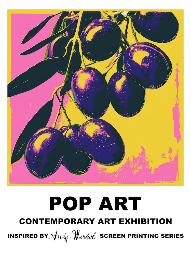 Poster Olives Pop Art 1