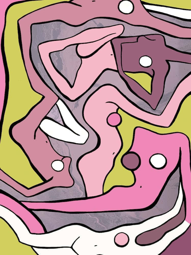 Ecstatic Nudes 2 Pink