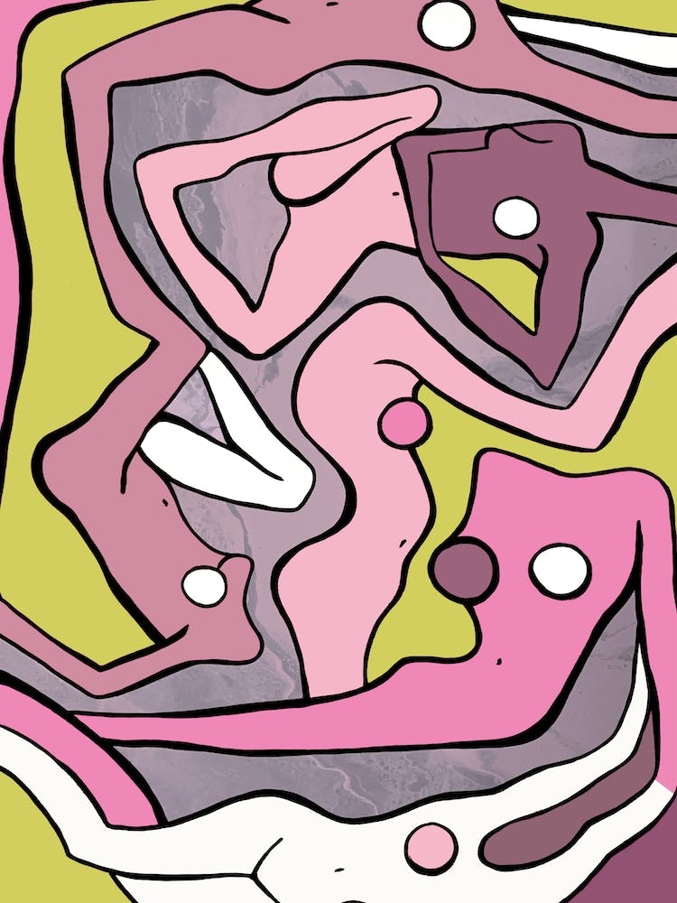 Ecstatic Nudes 2 Pink