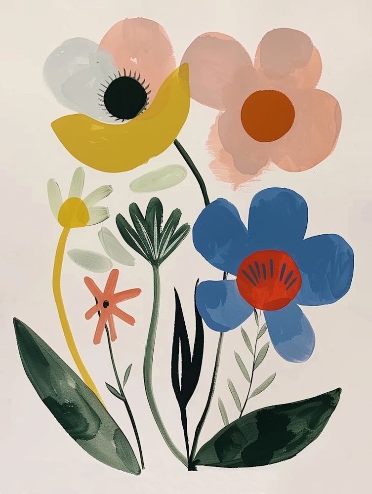 Painted Florals Everlasting Flower 3