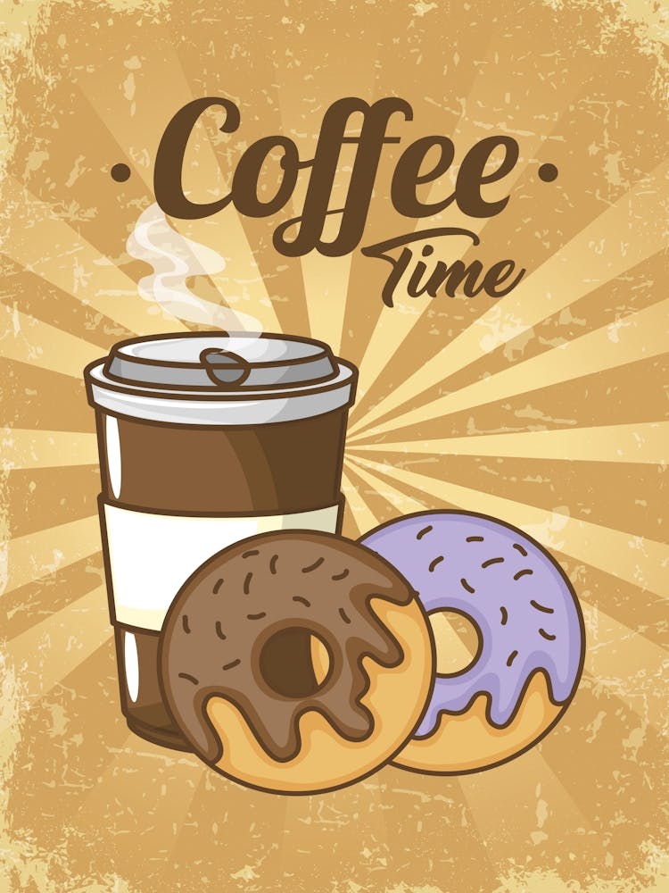 Coffee Time - coffee poster, kitchen wall art 4