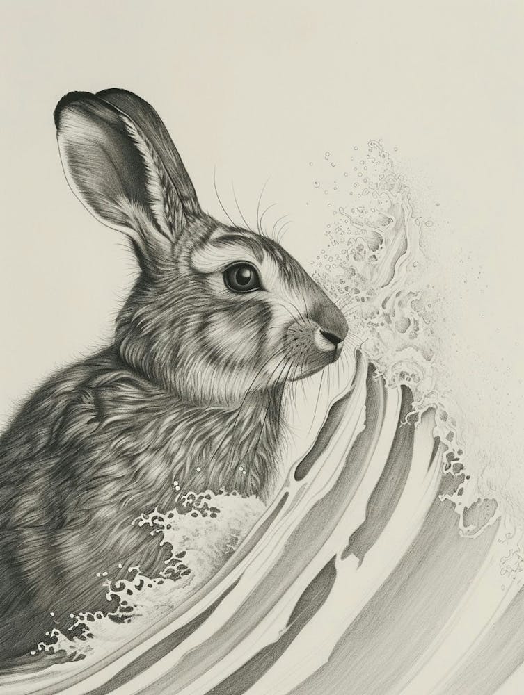 Tans Rabbit Drawing 2
