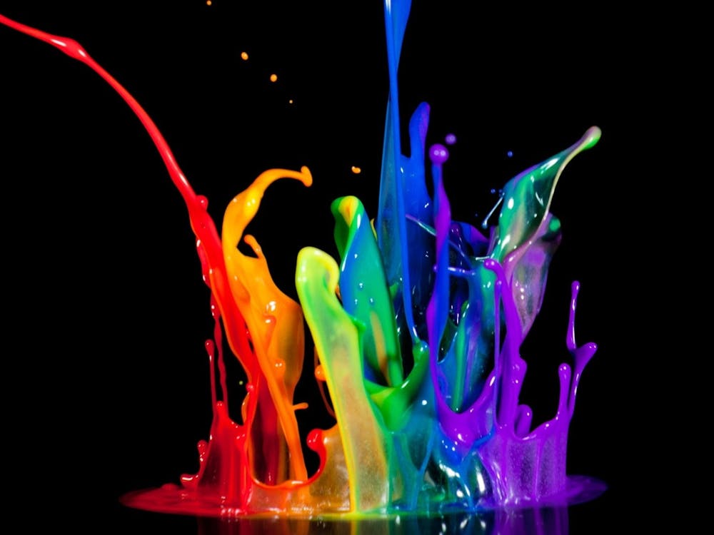 Rainbow Paint Splash