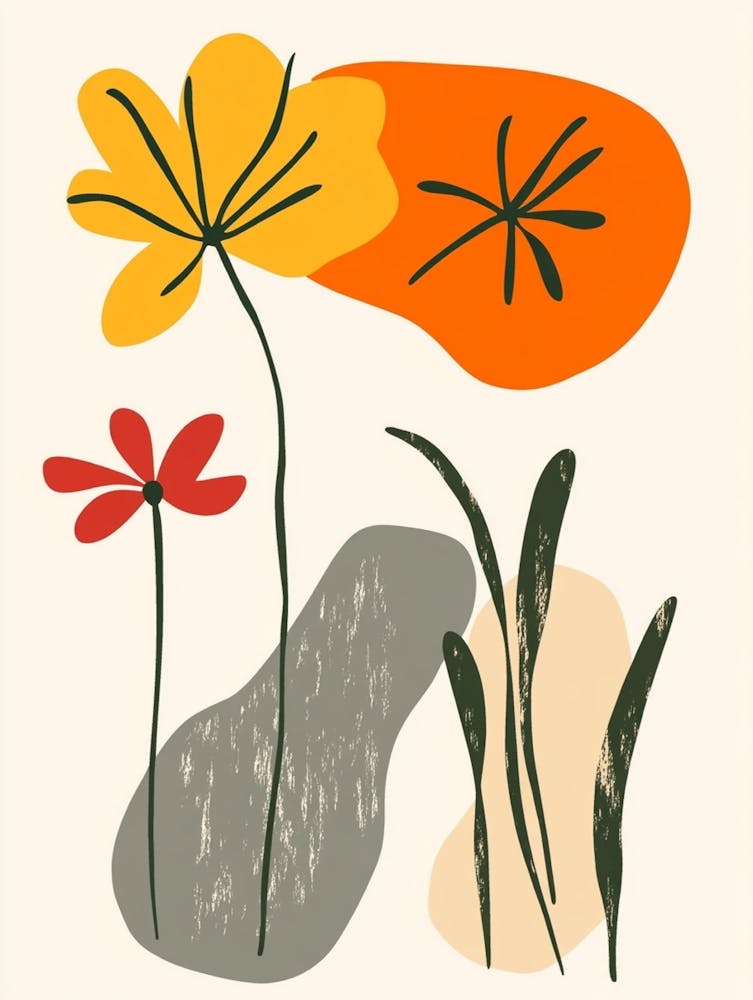 Abstrakte Blumen 32