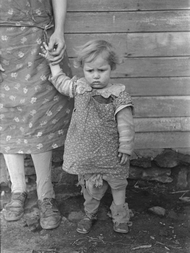 One Of Ed Boltinger S Children,Boltinger Is A Tenant Of An Insurance Company Farm, Near Ringgold, Iowa By Russell
