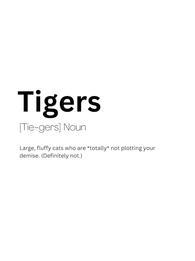 Tigers Definition Meaning