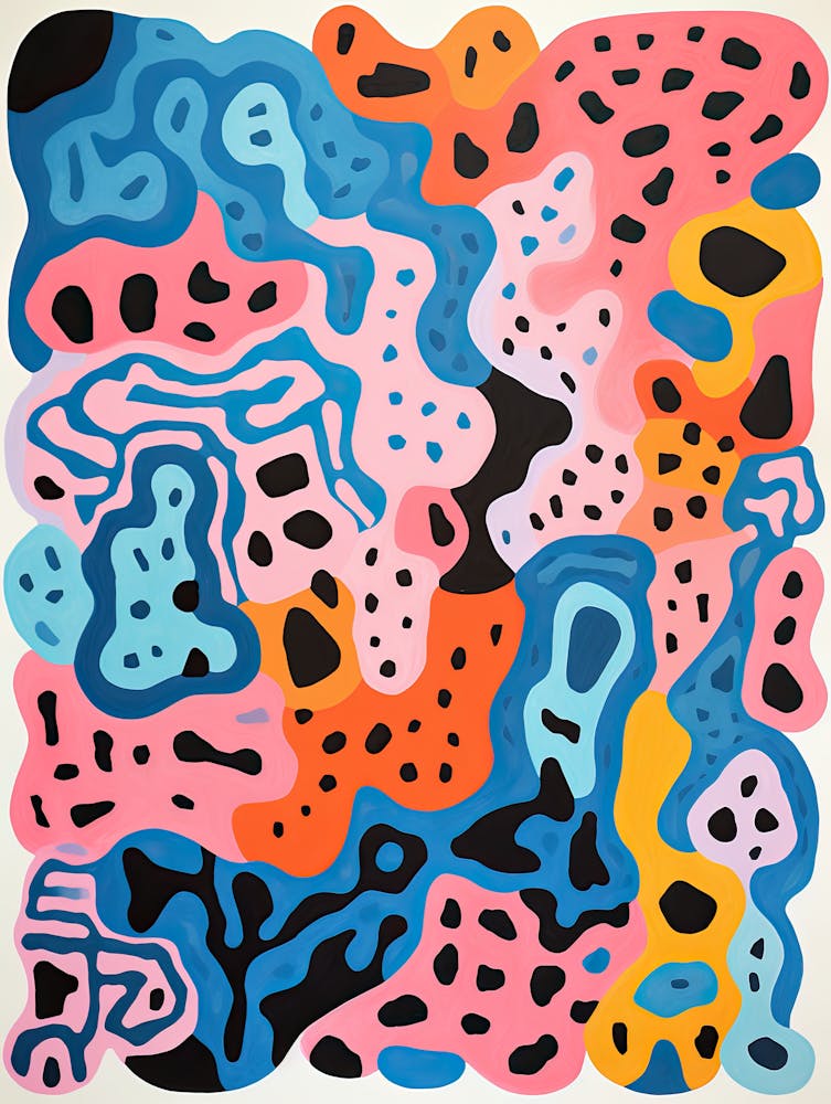 Infinite Bloom Cosmic Psychedelic Design