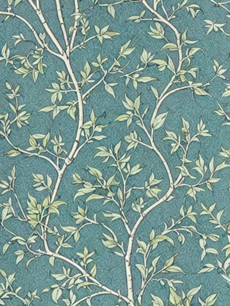 Largetooth Aspen tree Vintage Botanical