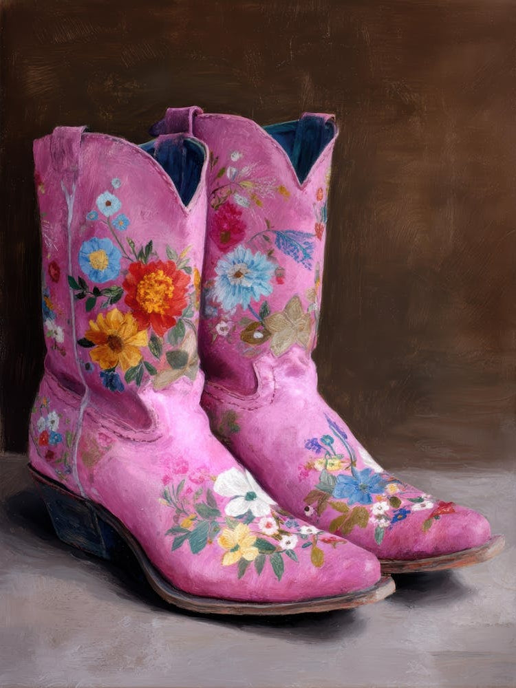 Pink Cowboy Boots
