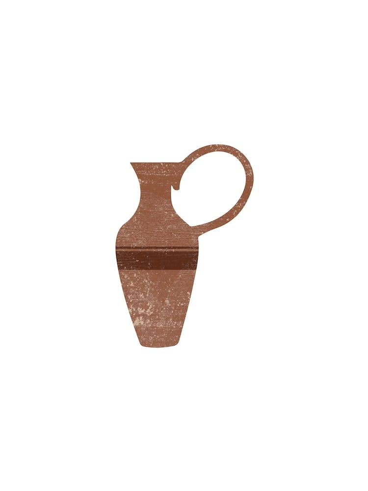 Minimal Greek Vase Lekythos