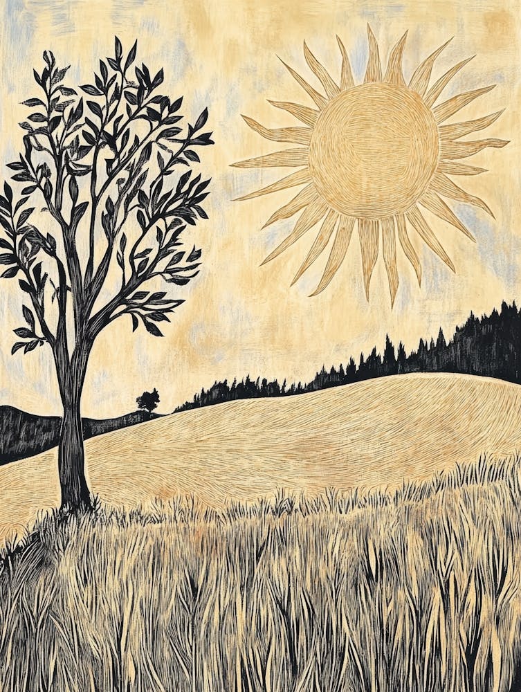 Tree In The Field 1