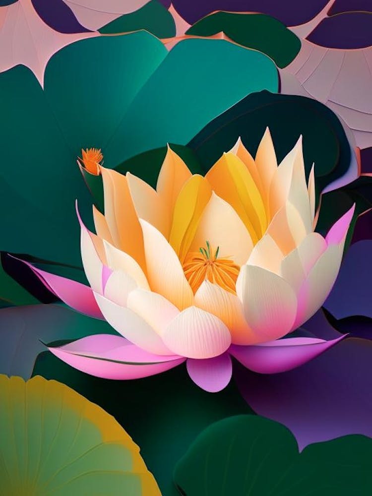 Lotus Flower Petals Fauvism Matisse 2