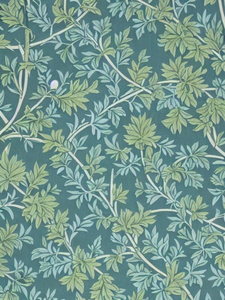 Conifers tree Vintage Botanical