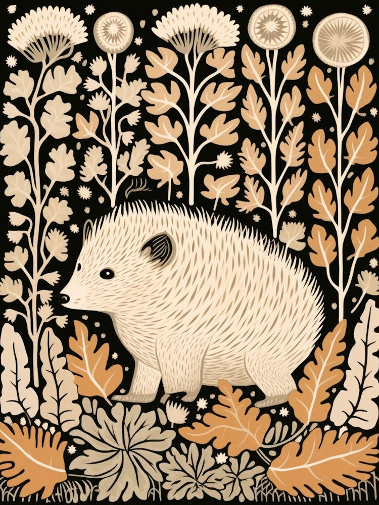 Hedgehog And Cactus 3