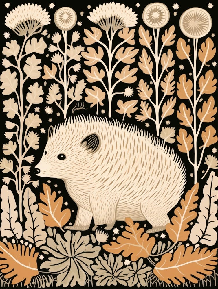 Hedgehog And Cactus 3