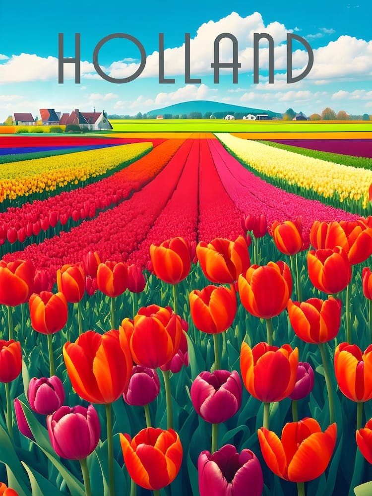 Holland Tulip Fields