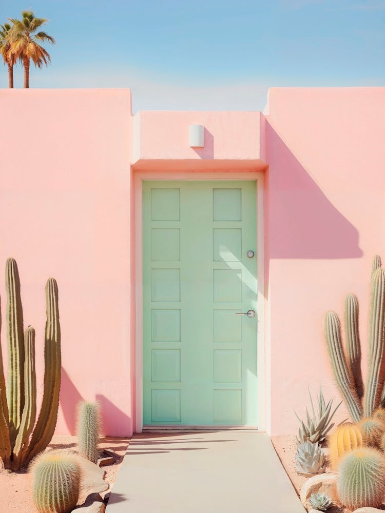 California Dreaming - Pastel Palm Springs