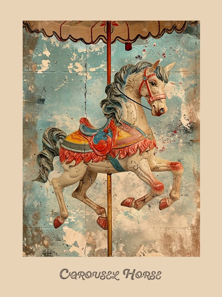 Karussell, Vintage-Poster 4