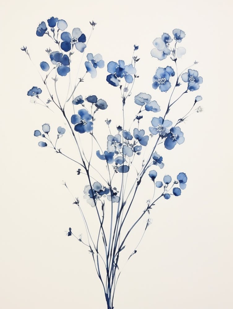 Botanique Bleue Gypsophile Souffle de Bébé 2