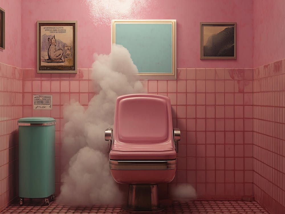 Pink Bathroom