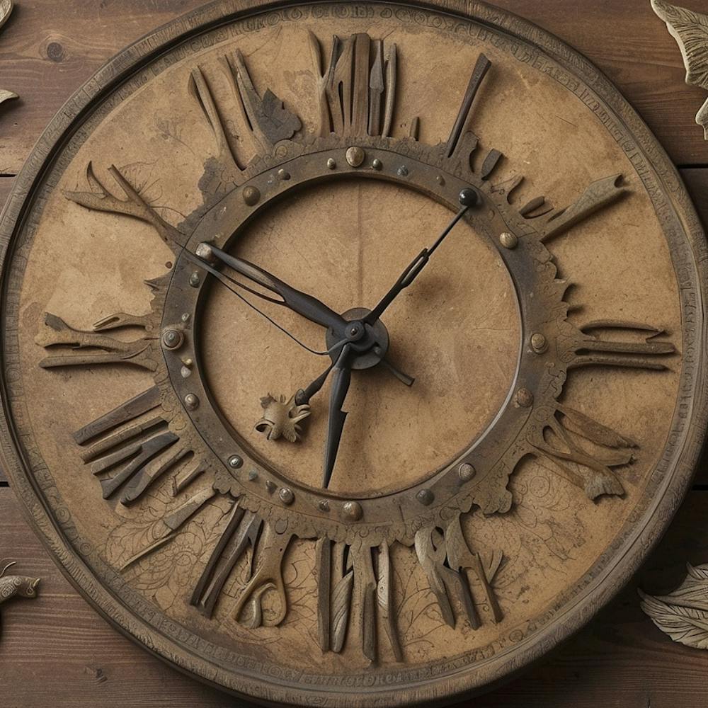Clock With Bats