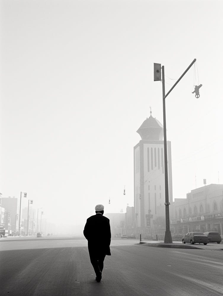 Riyadh, Saudi Arabia, Black And White Old Photo 3