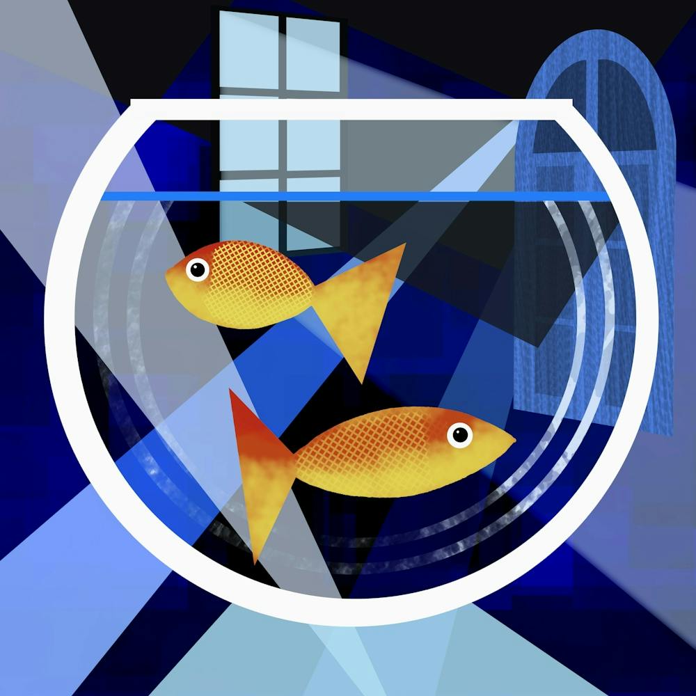 Bol À Poissons Rouges