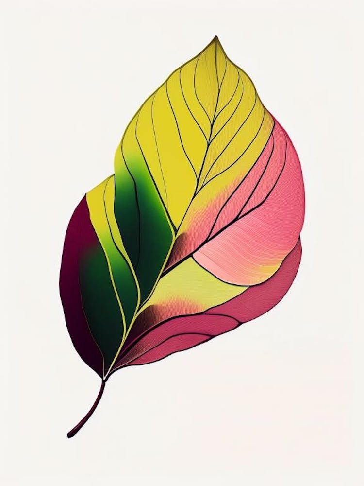 Rhododendron Leaf Abstract 4