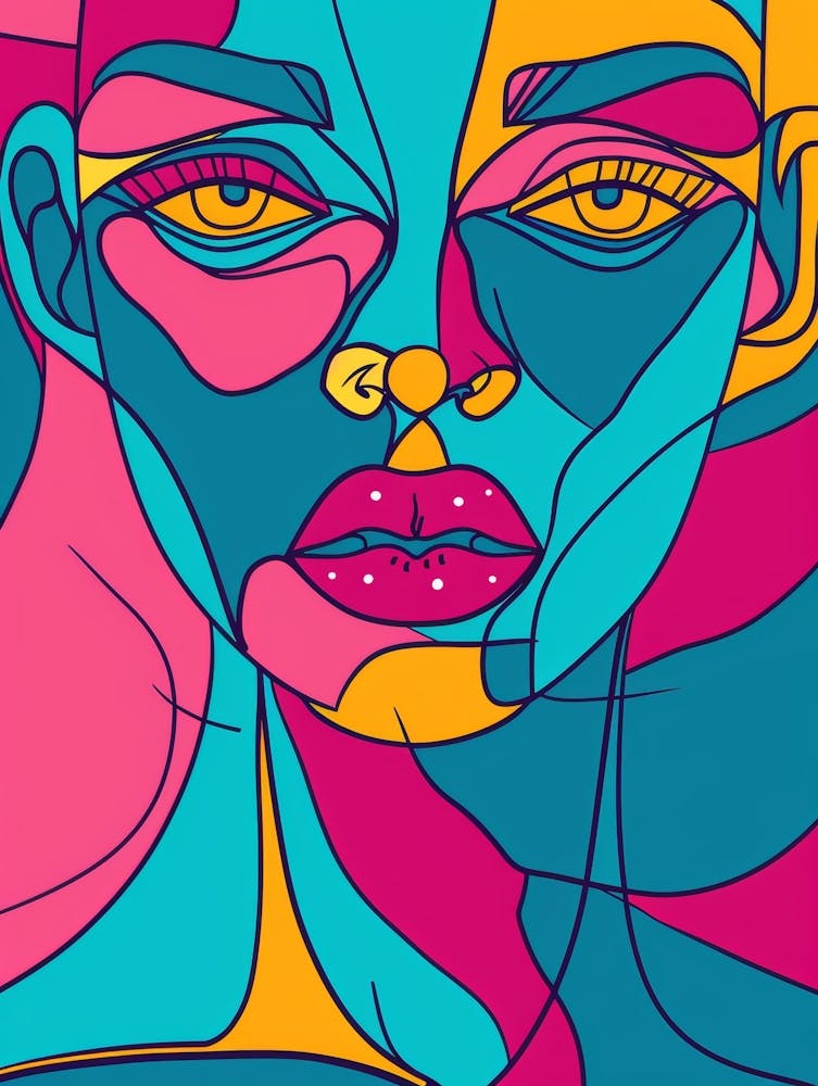 Abstract Portrait Of A Woman 87