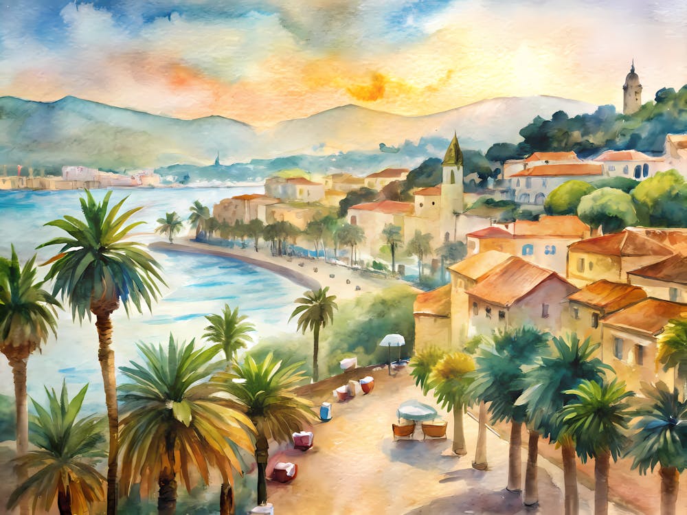 Nice France A Vintage 1