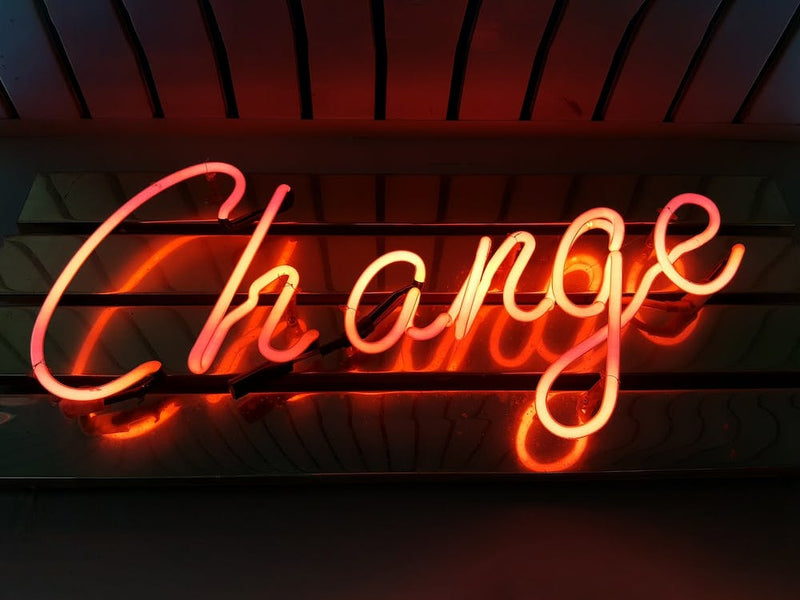 Change Neon Sign