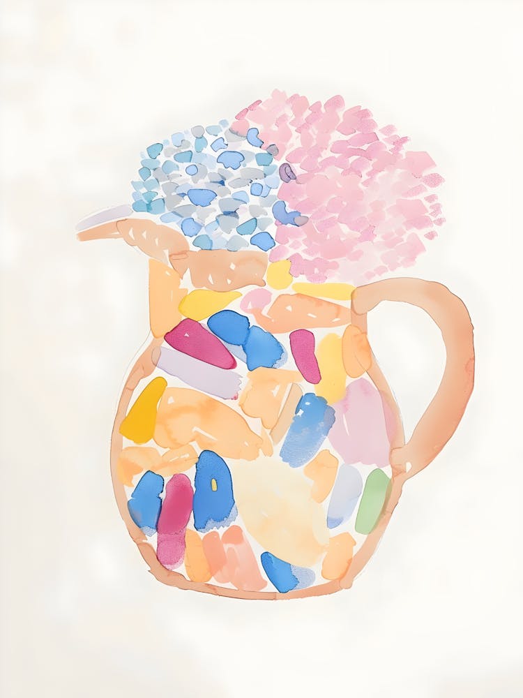 Watercolor Jug 1