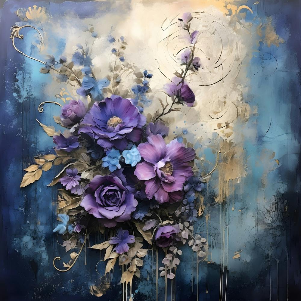 Vintage Moody Flowers 4