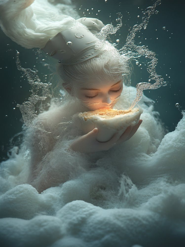 Mädchen im Wasser 3