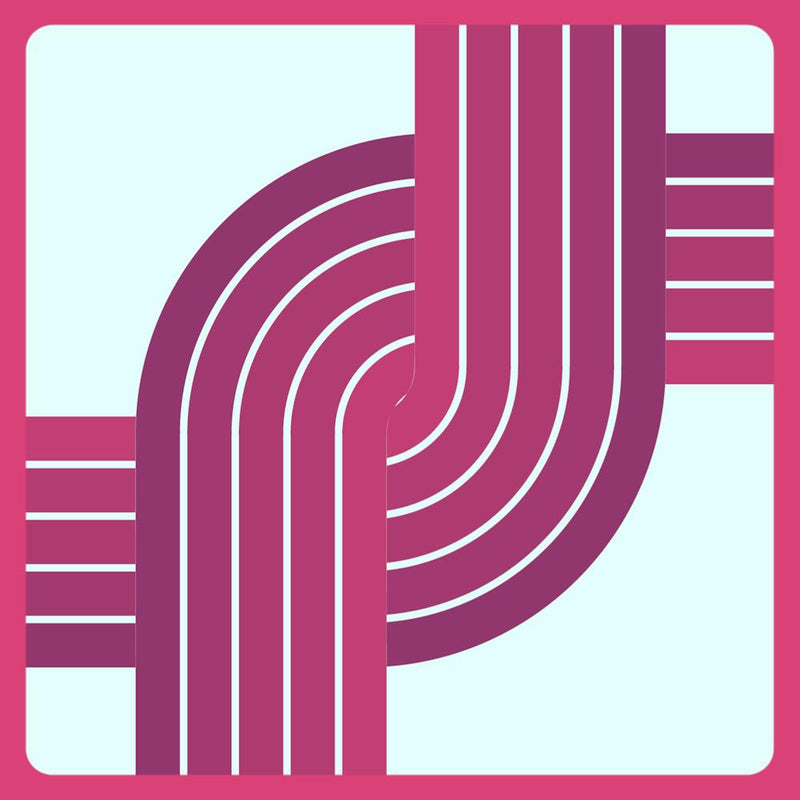 Pink And Blue Square