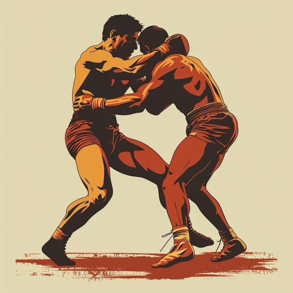 A Greco Roman Wrestling Vector Design Illustrati 1719334744 4