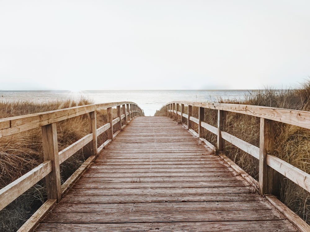Wooden Walkway To The Beach 1