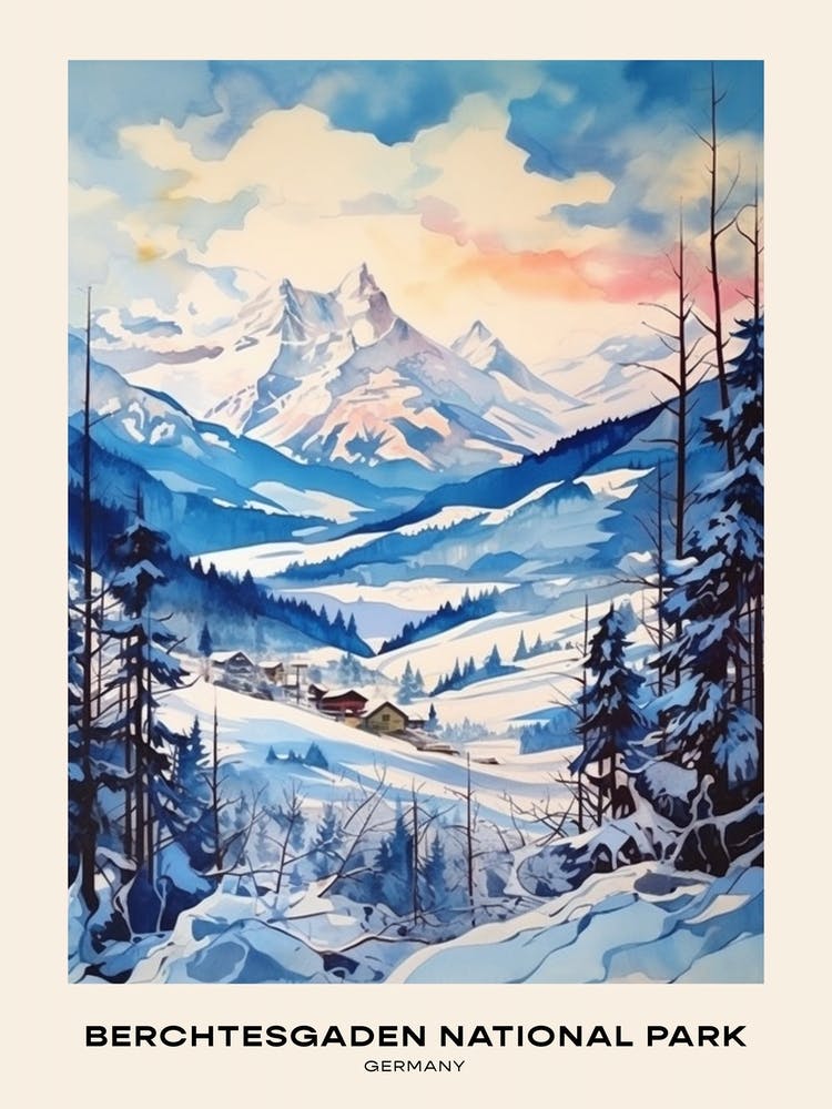 Berchtesgaden National Park Germany 8 Affiche